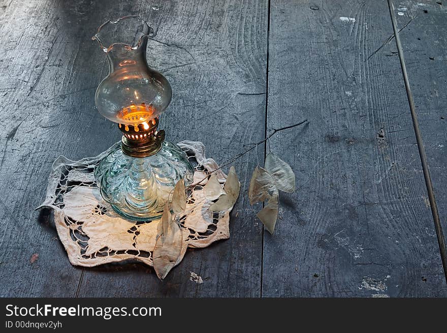 Ancient Vintage Oil Lamp