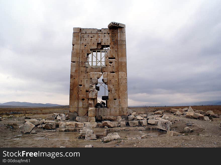 Wall in Pasargadae