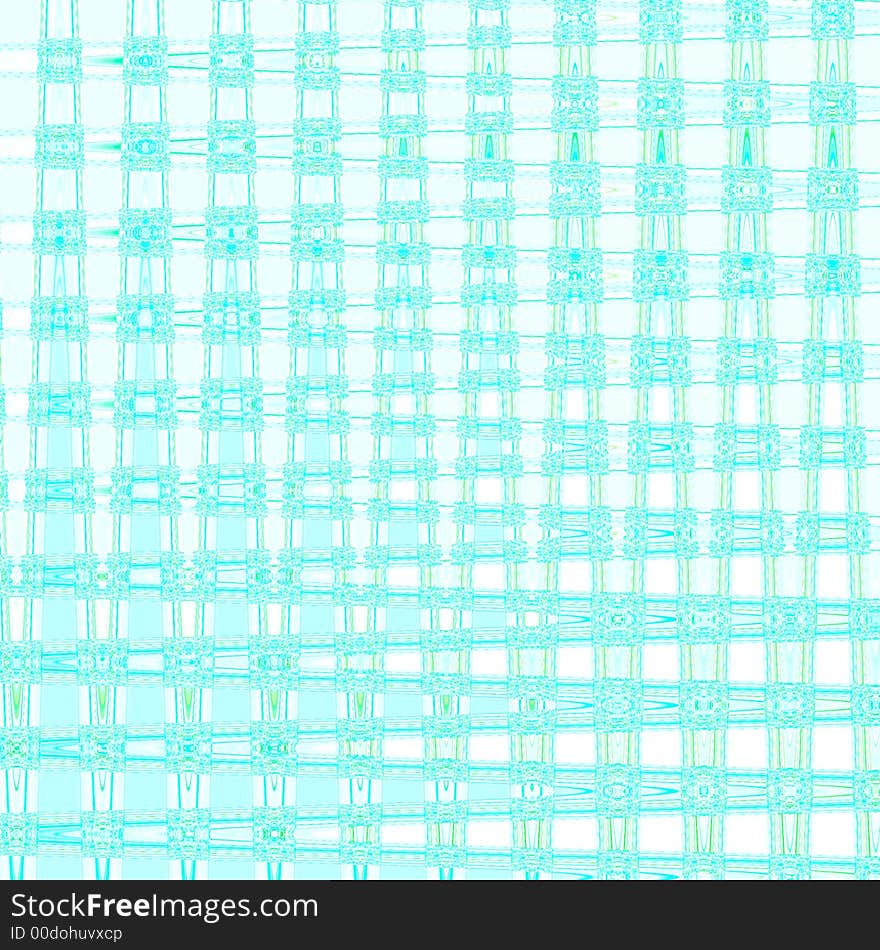 Blue Squares Gift Wrap