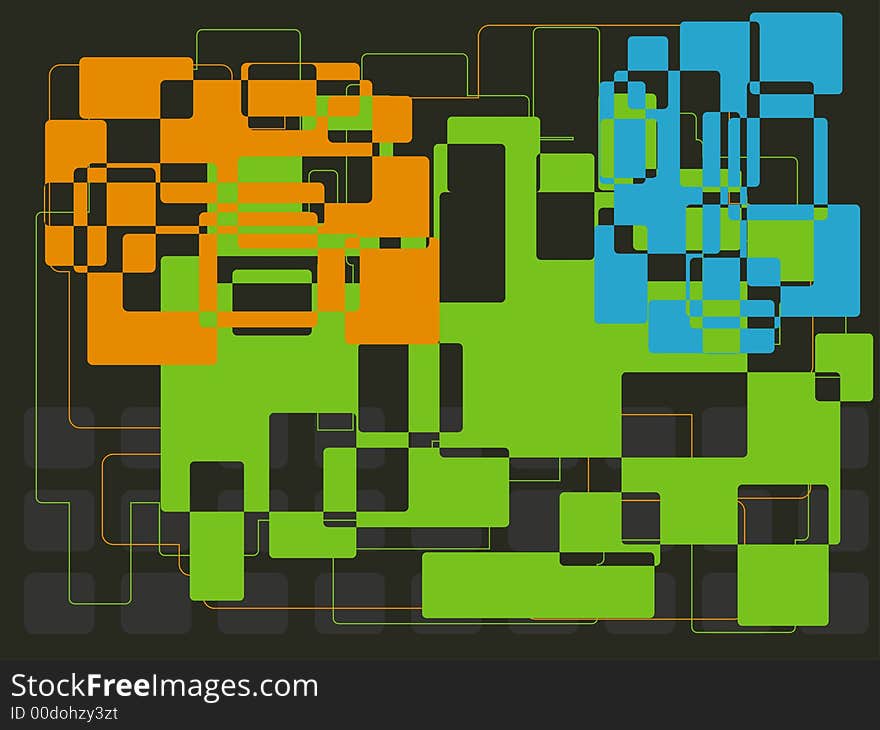 Retro square vector with 70s color combo. Colors can be changeds. Retro square vector with 70s color combo. Colors can be changeds.