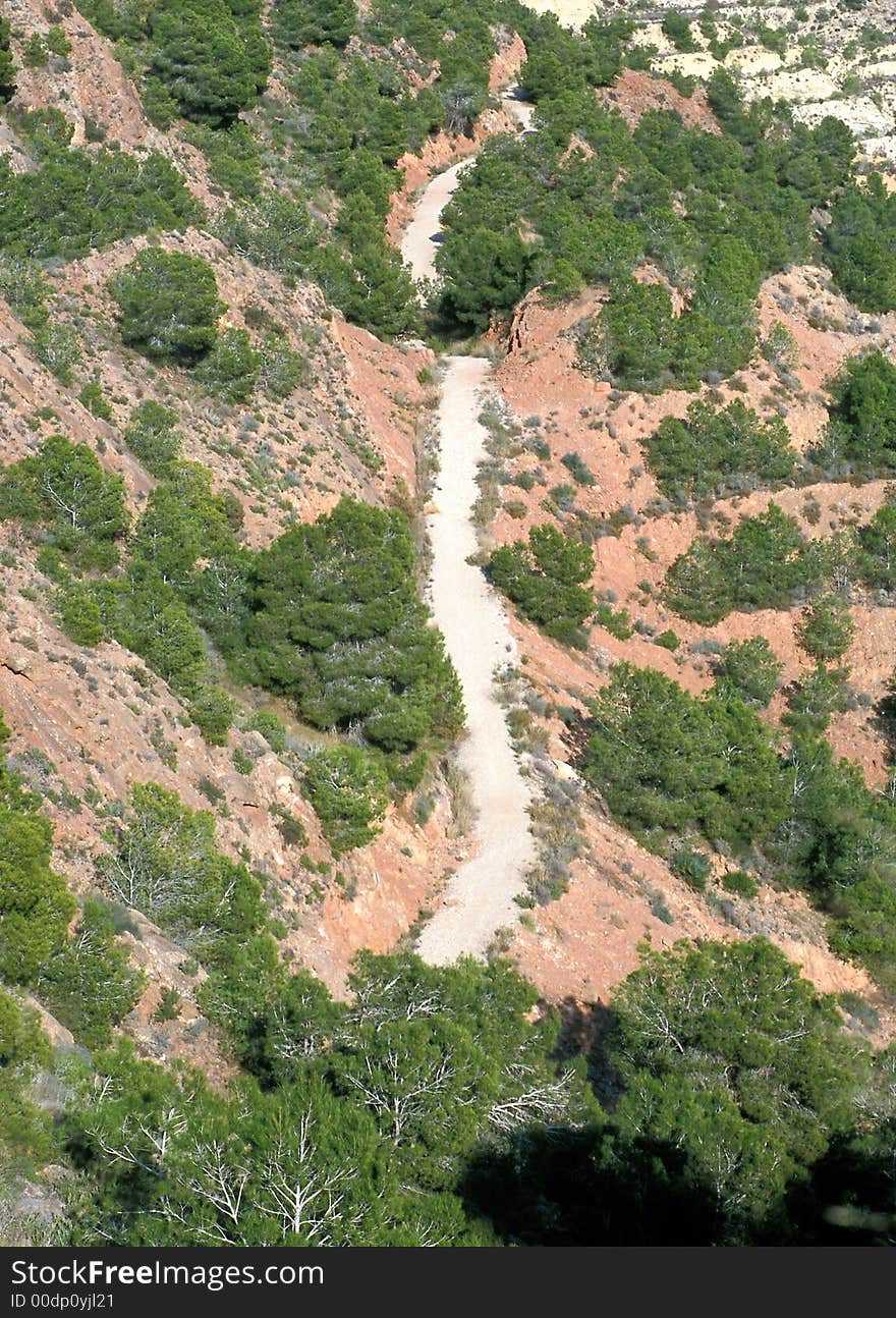 Mountain pathway