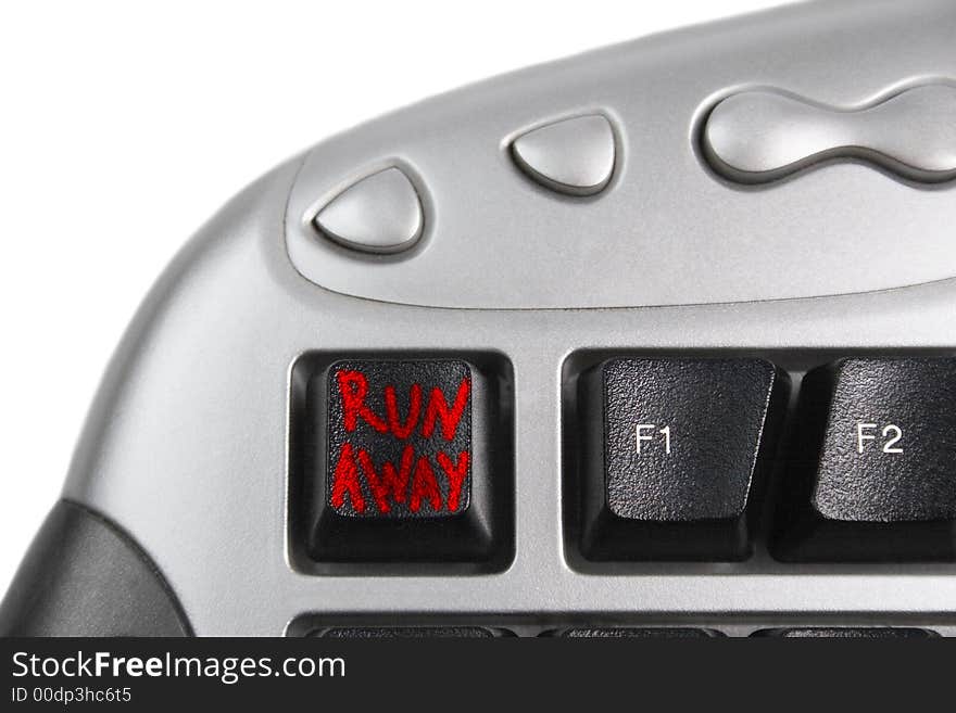 Redrawn Escape button on a keyboard. Redrawn Escape button on a keyboard