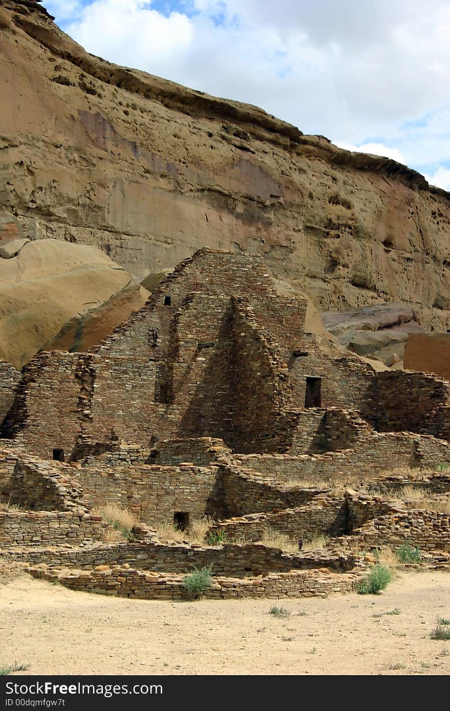 Hill and ruins