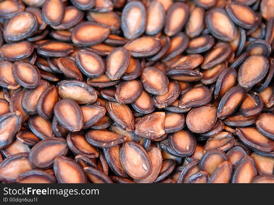 Melon seeds sell in the market