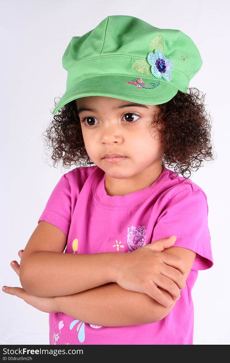 Girl In Green Hat