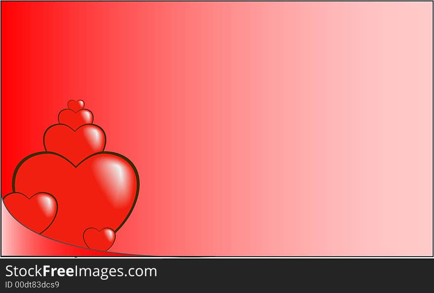 Valentine's day-work with vectors illustration