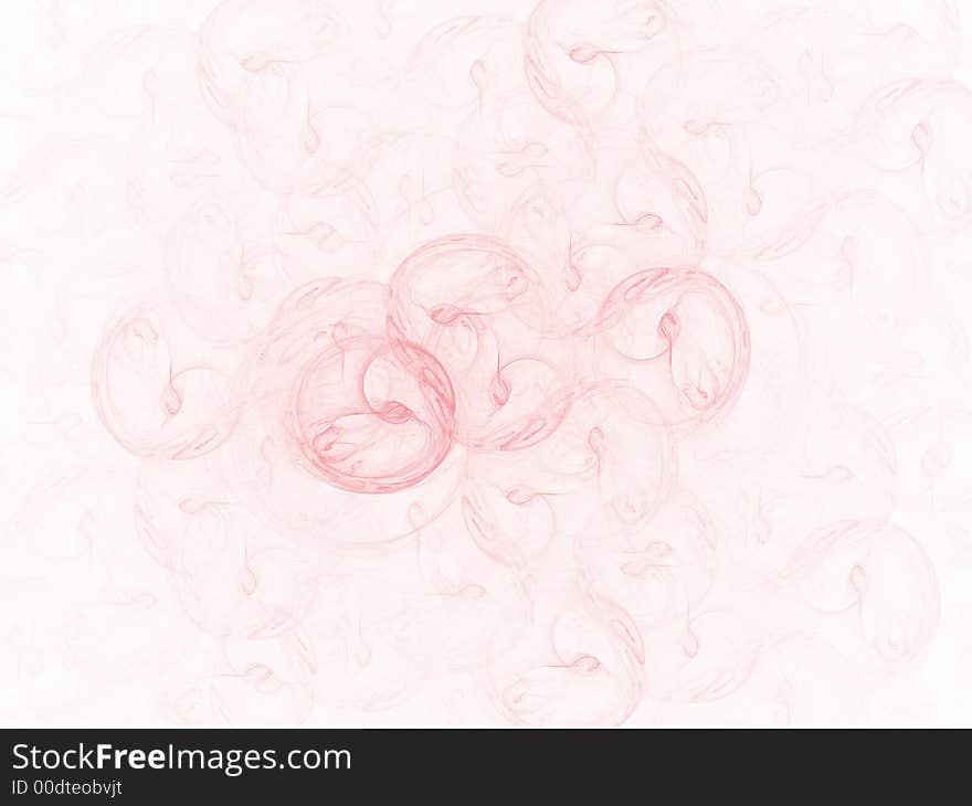 High res flame fractal in Strawberry Ice color. High res flame fractal in Strawberry Ice color