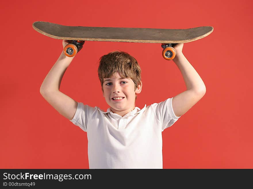 Skateboard smile