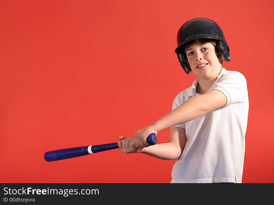 Photo of a baseball boy