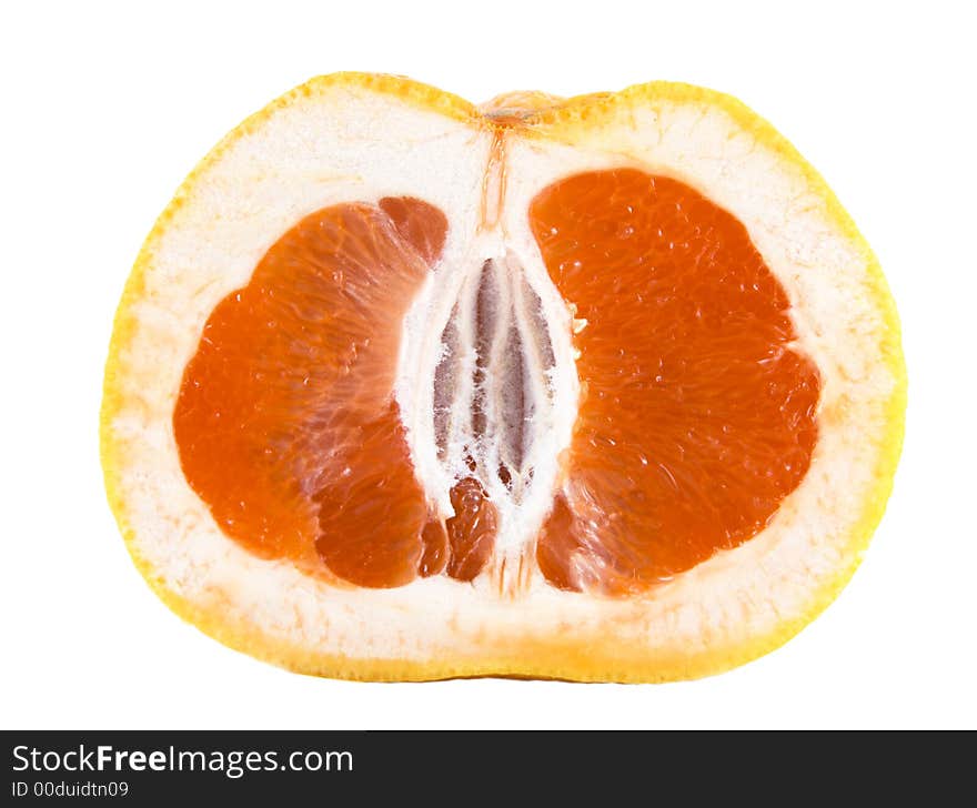 Grapefruit closeup