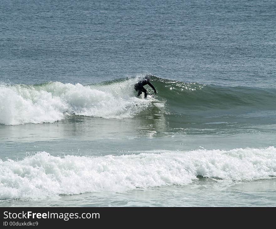 Wet-suit Surfer