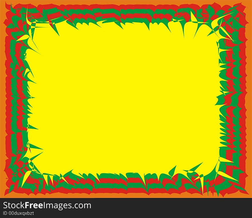 Background with abstract frame around it. Background with abstract frame around it