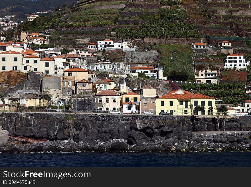 Fisherman village on south coast of Madeira. Fisherman village on south coast of Madeira