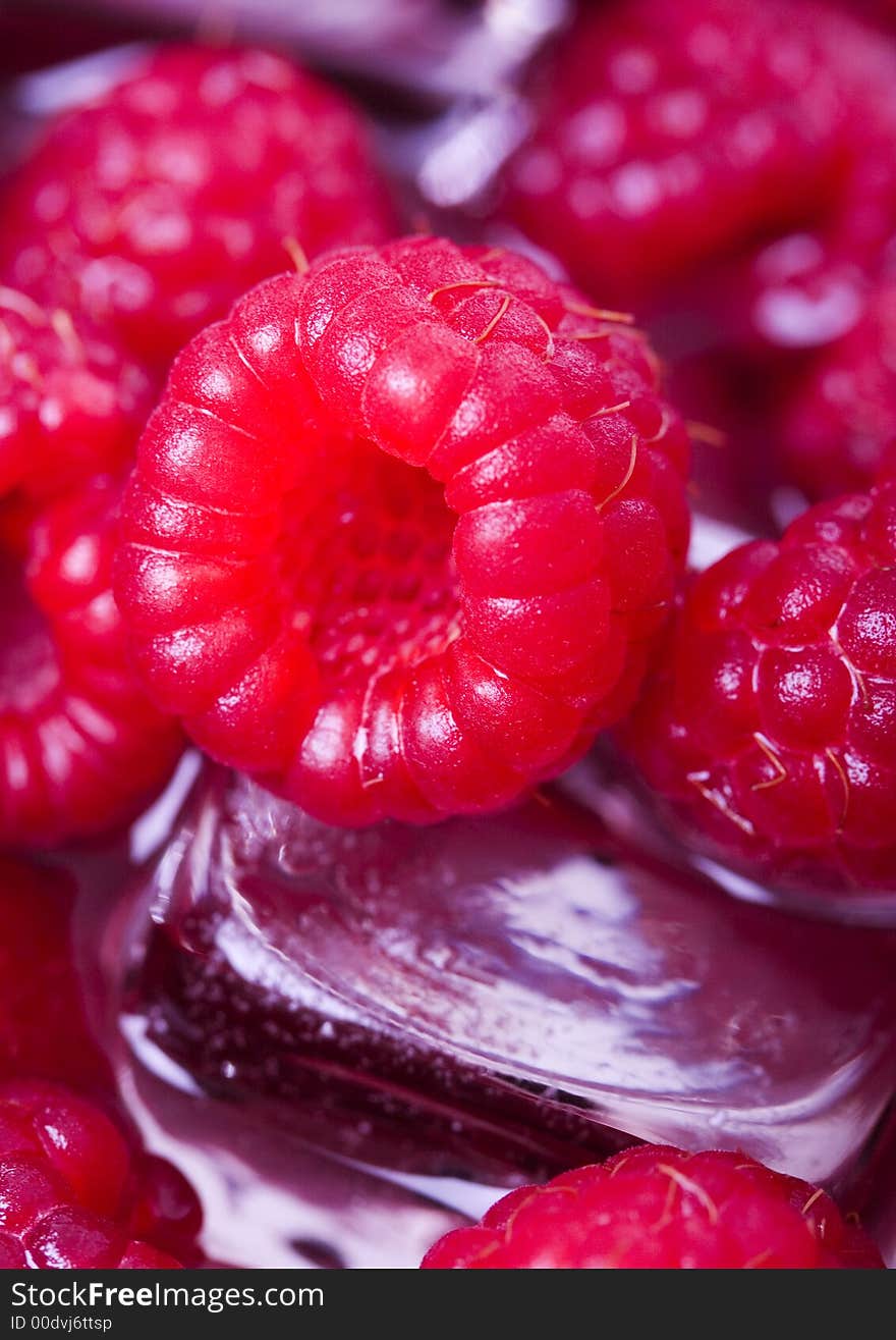 Cold raspberries