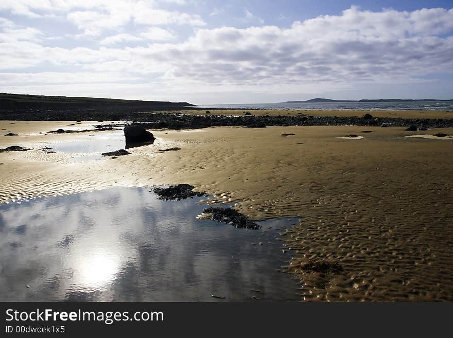 West of ireland beach in the morning. West of ireland beach in the morning