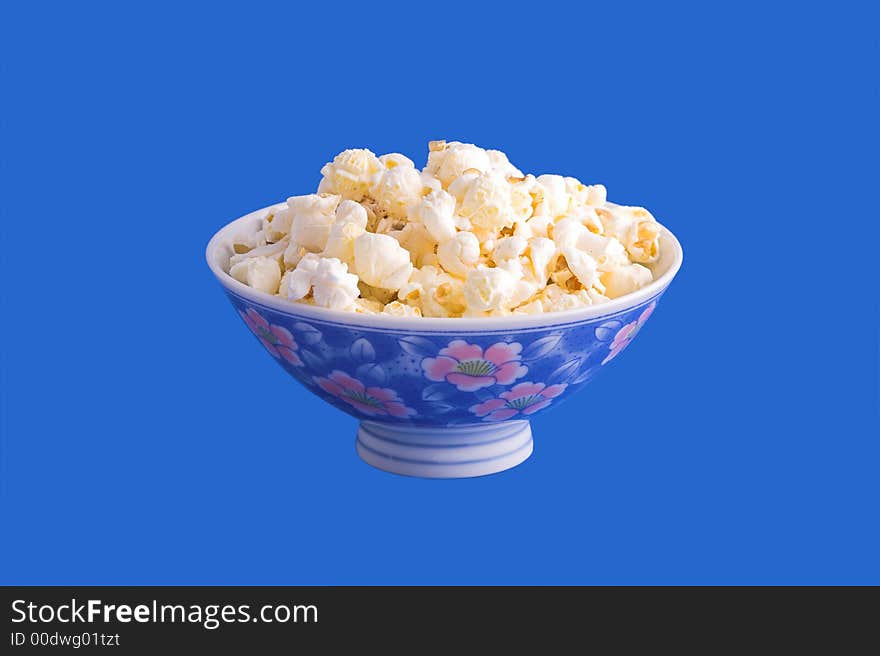 Popcorn Chinese still (on blue background)