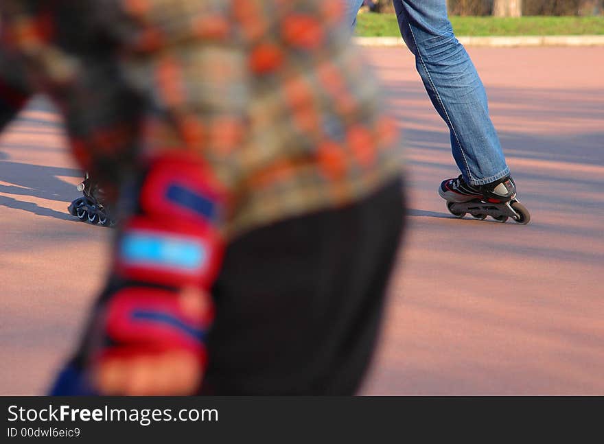 Abstract image of fast and safety rolling. Abstract image of fast and safety rolling