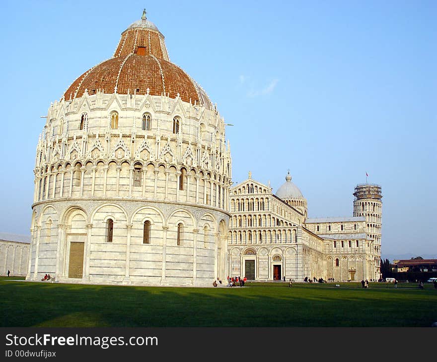 Church/ Leaning Tower Of Pisa