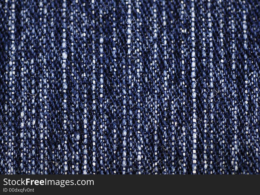 Macro of jeans material texture