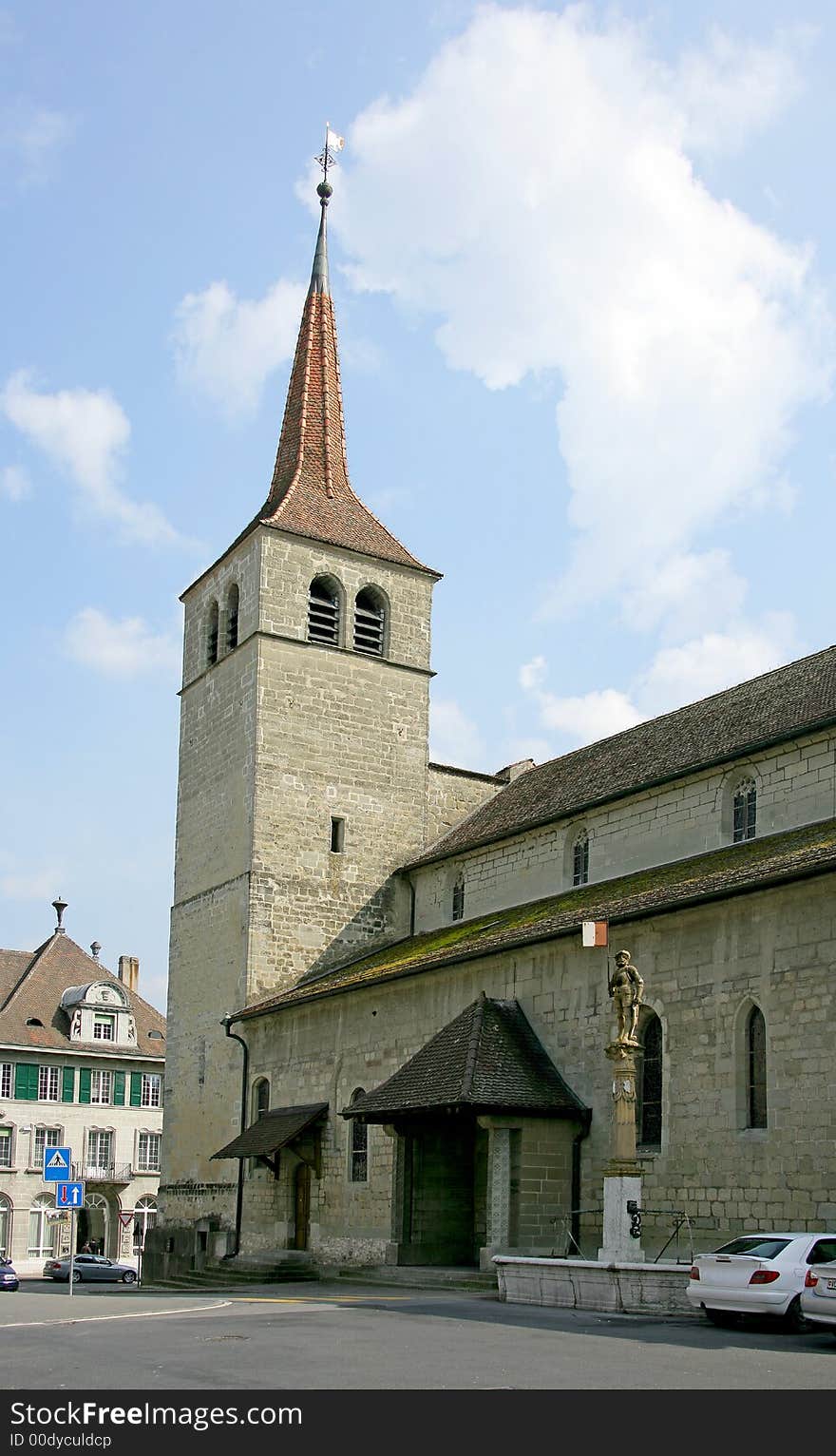 Old Church in Payerne. Switzerland. Old Church in Payerne. Switzerland