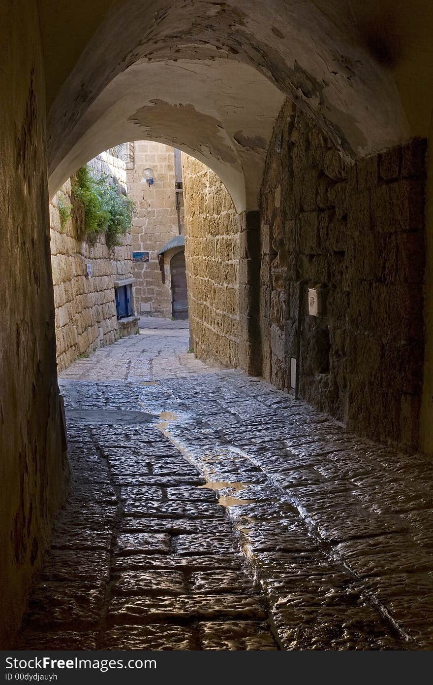 Passageway in old city of Jaffa. Passageway in old city of Jaffa.