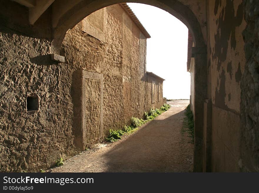 Potuguese old building near Sesimbra