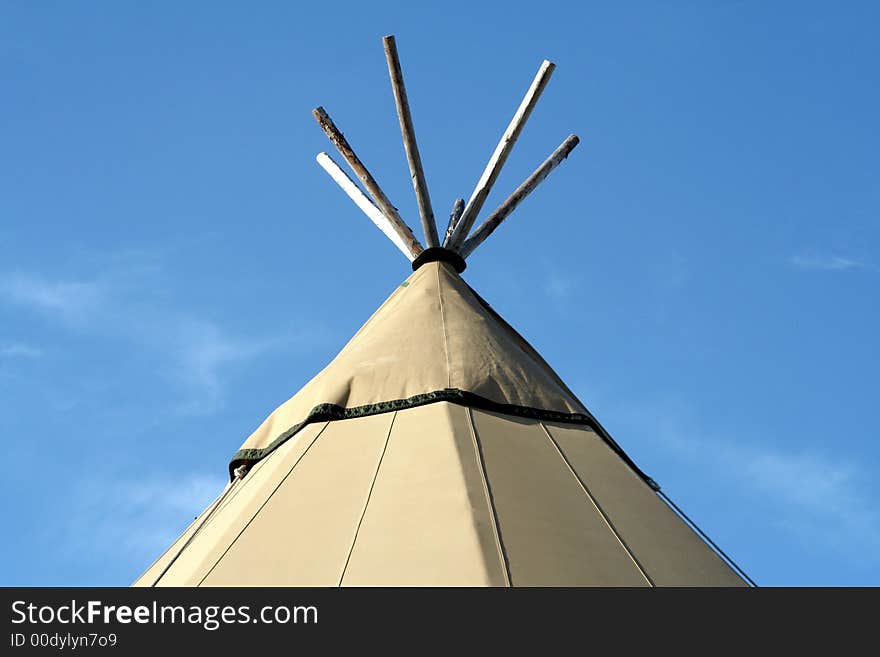 American Indian Tent top detail