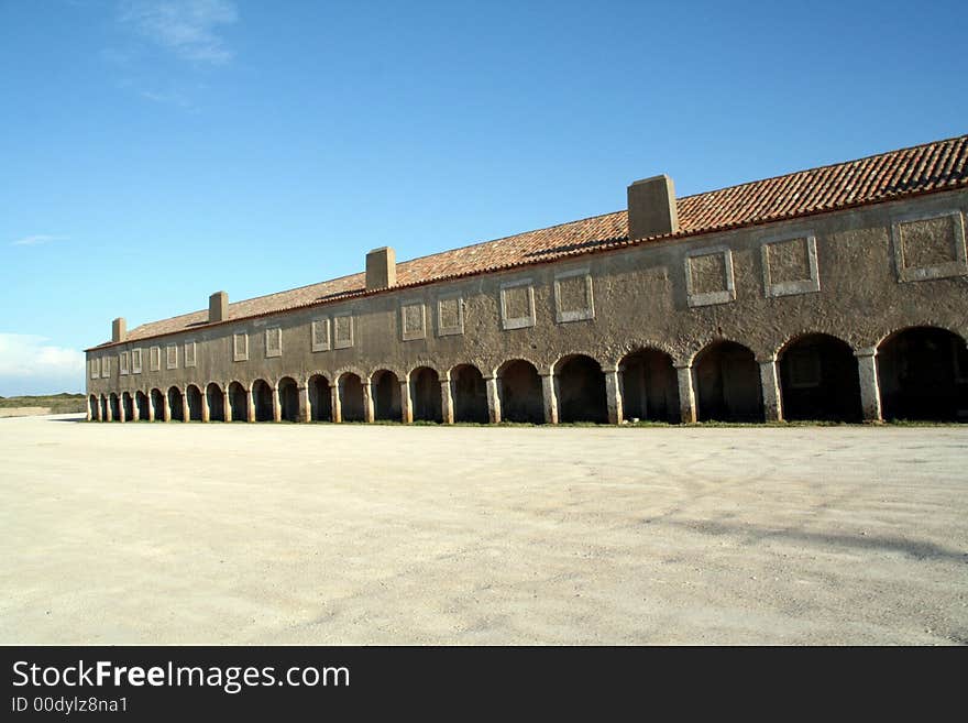 Potuguese old building near Sesimbra