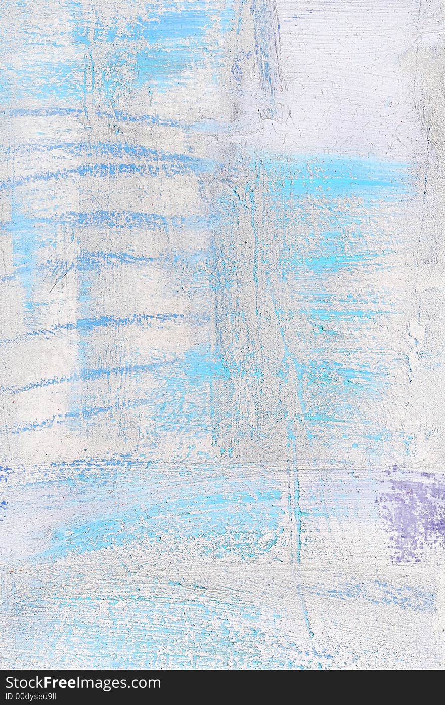 Blue abstract painted canvas background