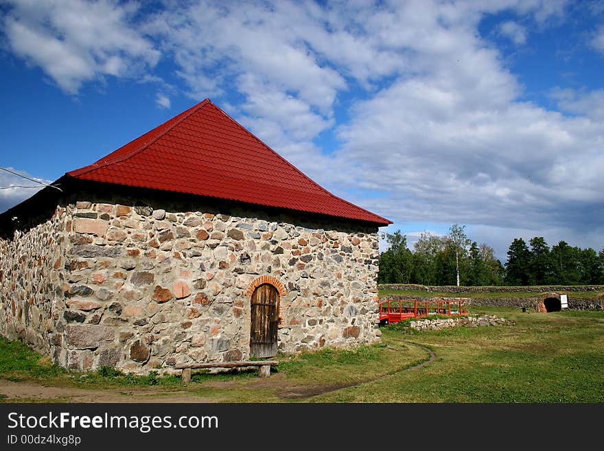 Travel to Kareliya by car. Vicinities lake Ladoga. An ancient Russian fortress. Travel to Kareliya by car. Vicinities lake Ladoga. An ancient Russian fortress.