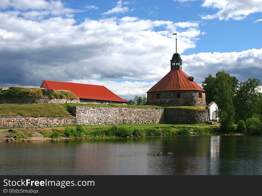 Travel to Kareliya by car. Vicinities lake Ladoga. An ancient Russian fortress. Travel to Kareliya by car. Vicinities lake Ladoga. An ancient Russian fortress.