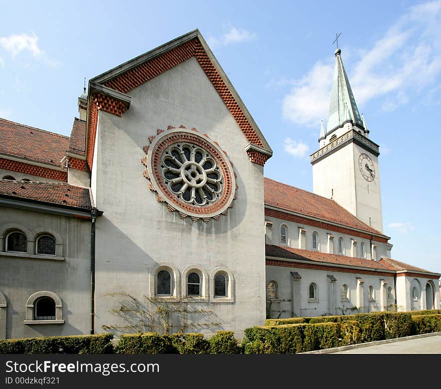 Old Church in Payerne. Switzerland. Old Church in Payerne. Switzerland