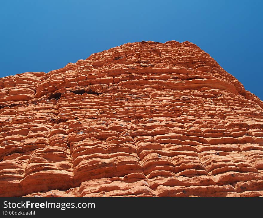 Red rock formations in the Valley of Fire