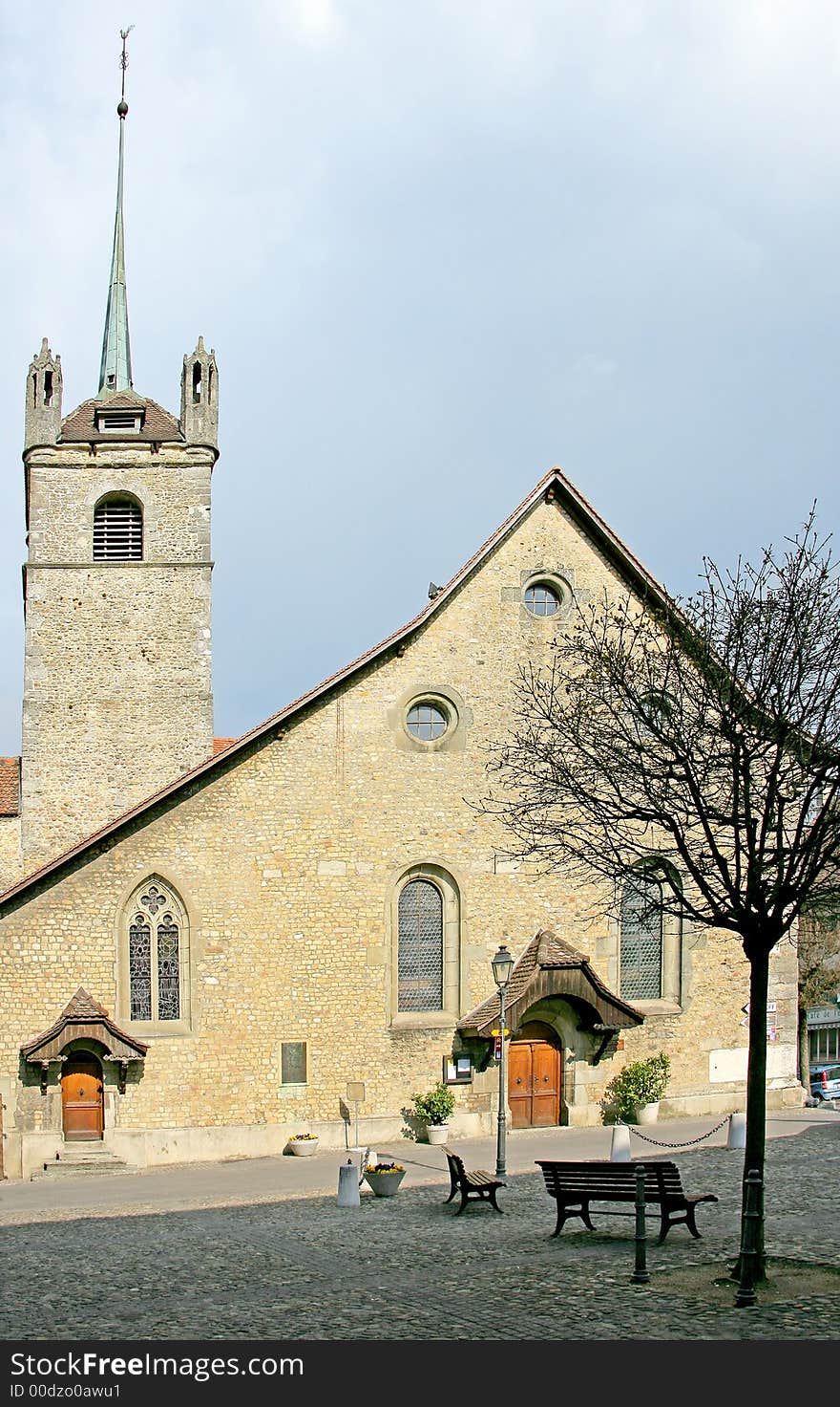 Old Church in Avenches. Switzerland. Old Church in Avenches. Switzerland