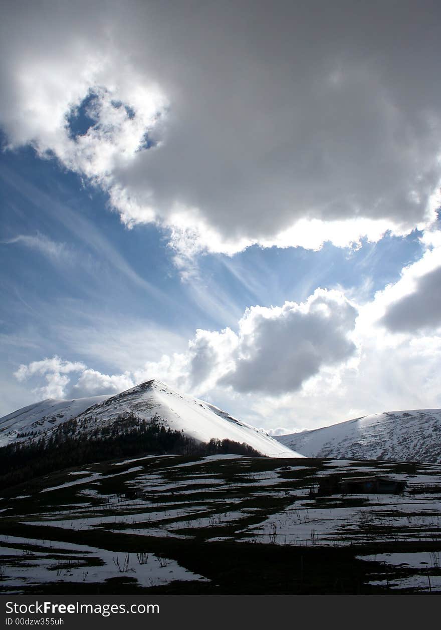 Castelluccio /winter Landscape