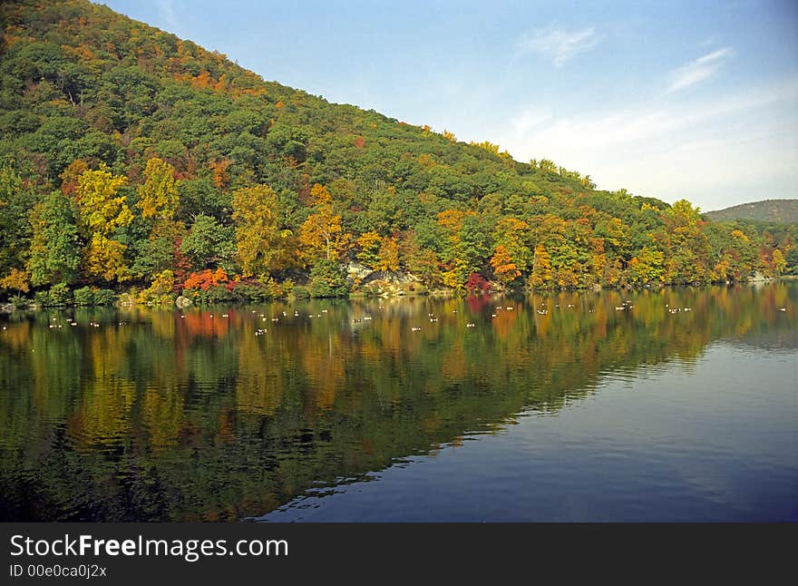 Hessian Lake At Bear Mountain