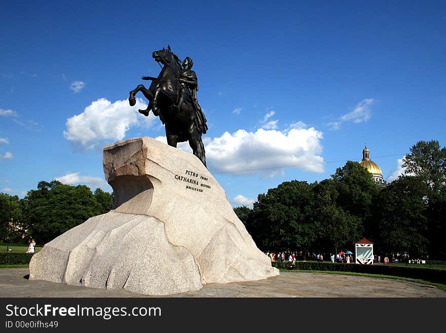 Monument to Great Peter.