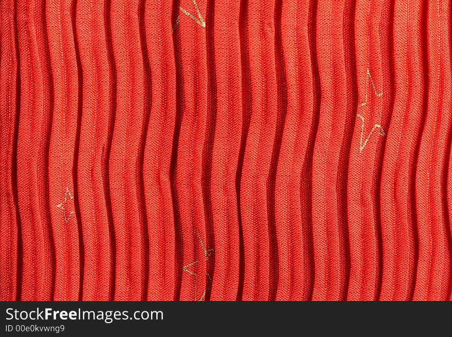 Colored textile background - The color RED - landscape format