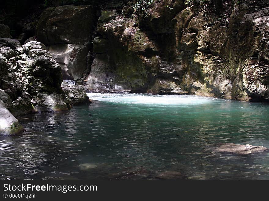 Clear river in the amazon. Clear river in the amazon