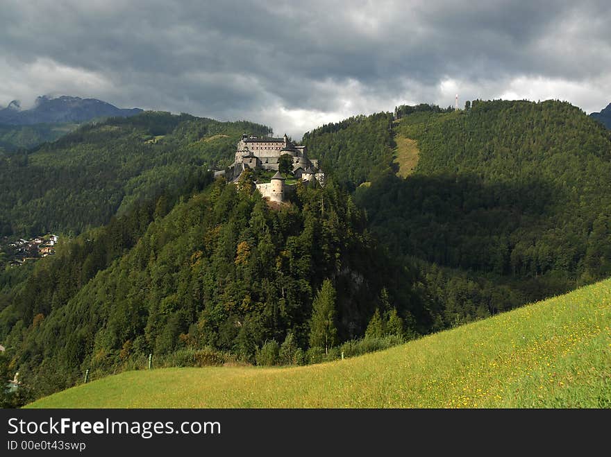 Castle In Werfen Austria