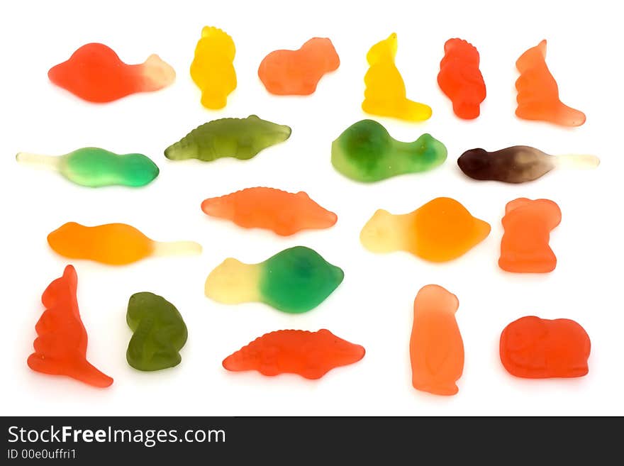 Candy jelly with various shape and taste