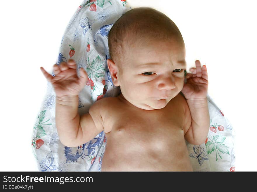 Portrait of 2 weeks old baby