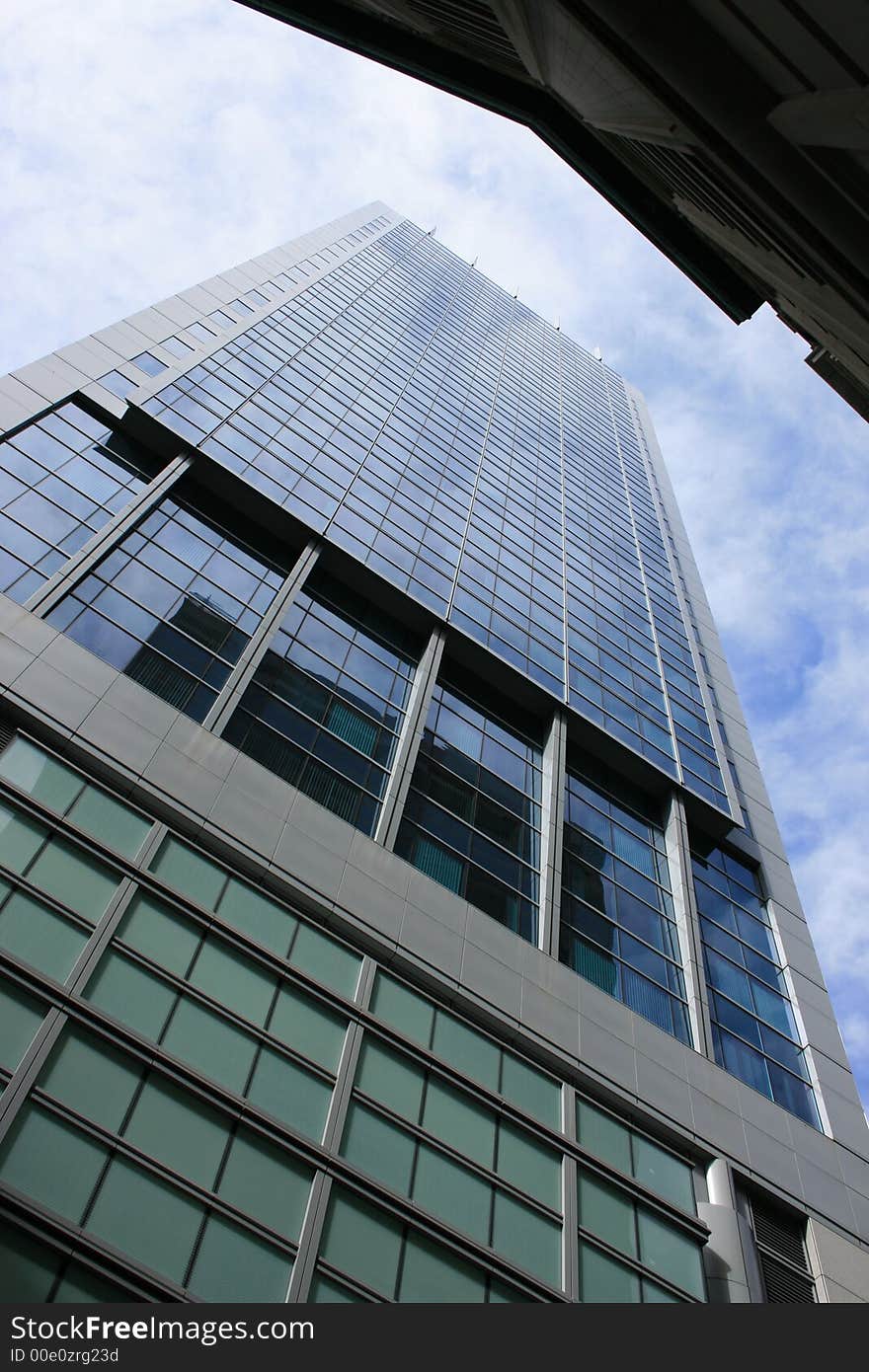 A Modern office tower, Boston.