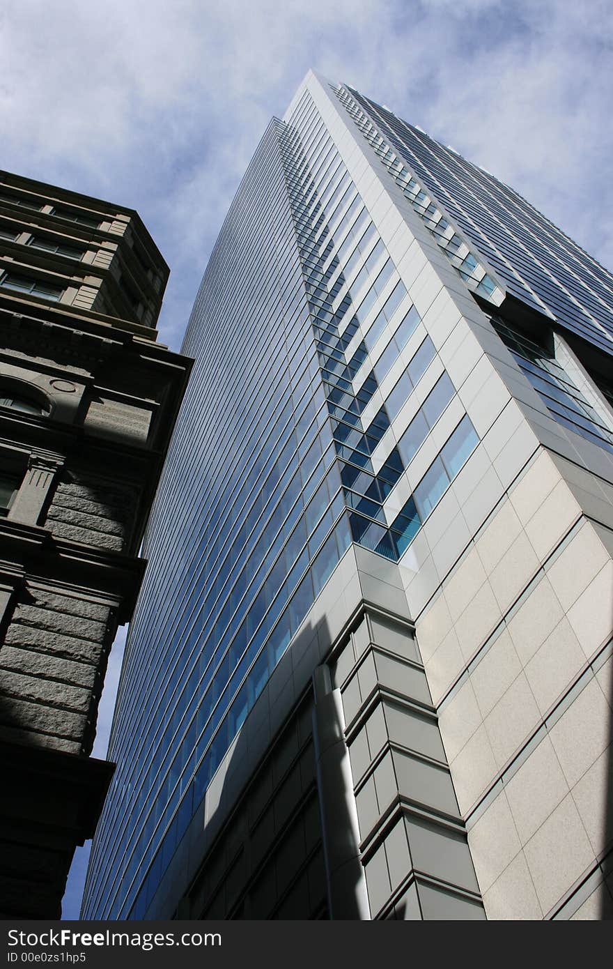 A modern office tower, Boston.