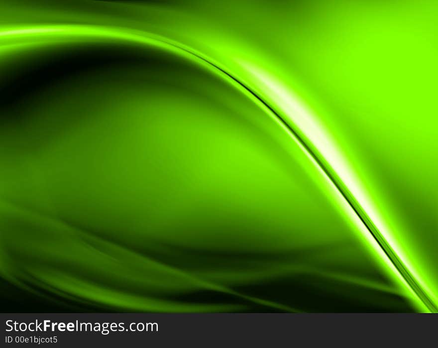 Abstract composition with flowing design