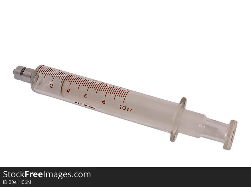 Glass syringe