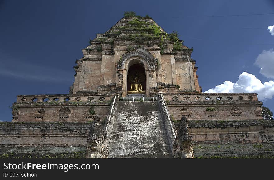 Wat phra singh. Ancient temple in Chiang Mai. Thailand