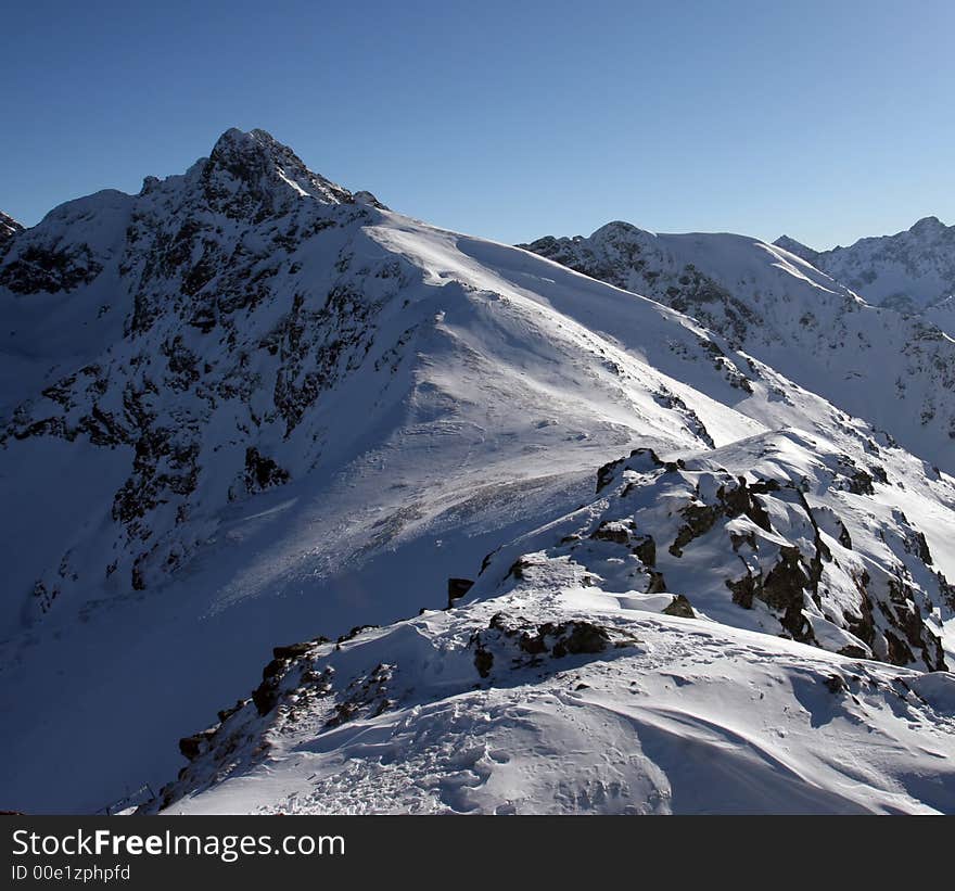 Massif in winter