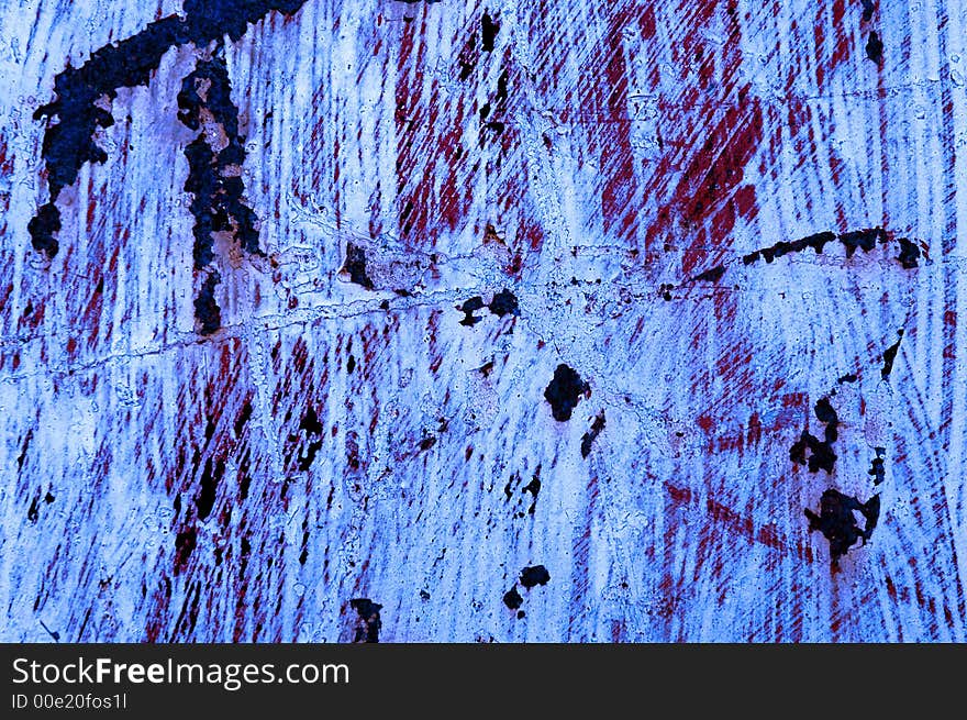 Detailed closeup of colorful rusty sheet of old metal. Detailed closeup of colorful rusty sheet of old metal