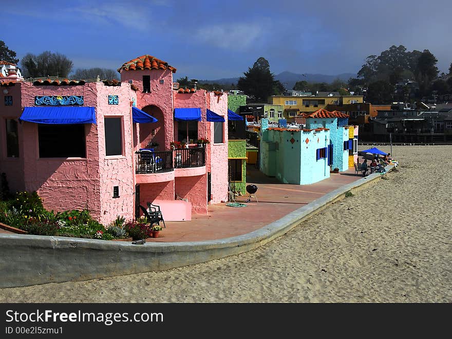 California Beach Town